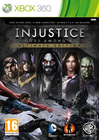Injustice: Gods Among Us: Ultimate Edition - Xbox 360 Cover & Box Art