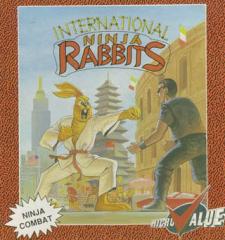 International Ninja Rabbits - C64 Cover & Box Art