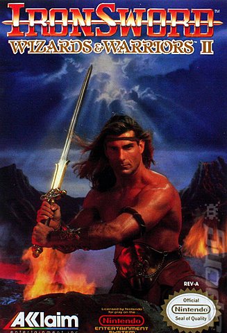 Ironsword: Wizards and Warriors II - NES Cover & Box Art