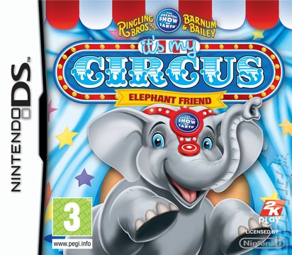 It's My Circus!: Elephant Friends - DS/DSi Cover & Box Art