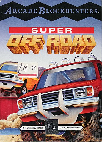 Ivan 'Iron Man' Stewart's Super Off Road - Sega Megadrive Cover & Box Art