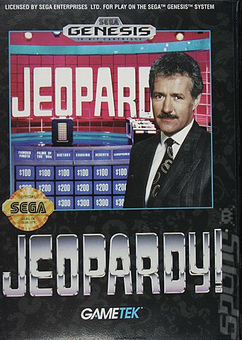 Jeopardy! - Sega Megadrive Cover & Box Art