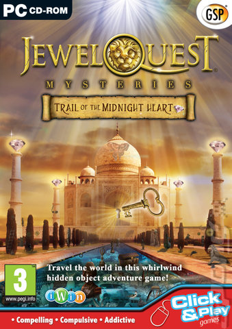 Jewel Quest Mysteries: Trail of the Midnight Heart - PC Cover & Box Art