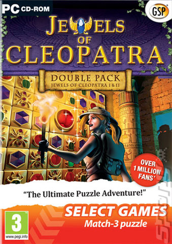 Jewels of Cleopatra Double Pack: Jewels of Cleopatra I & II - PC Cover & Box Art