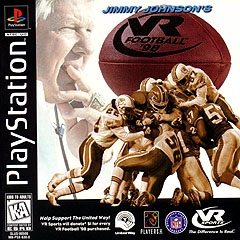 Jimmy Johnson's VR Football - PlayStation Cover & Box Art