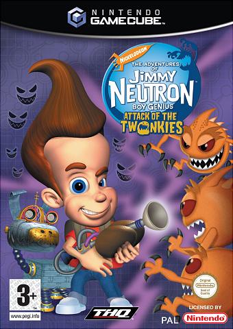 Jimmy Neutron: Attack of the Twonkies - GameCube Cover & Box Art