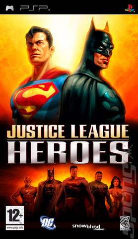 Justice League Heroes - PSP Cover & Box Art