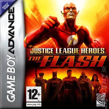 Justice League Heroes: The Flash - GBA Cover & Box Art