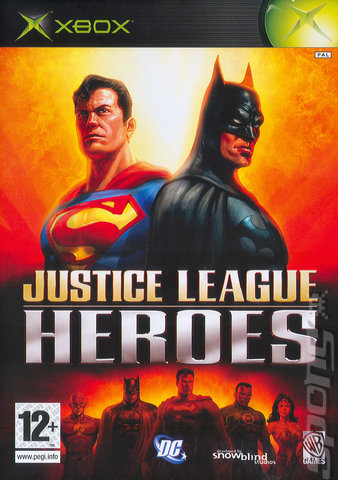 Justice League Heroes - Xbox Cover & Box Art