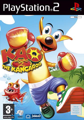 Kao the Kangaroo Round 2 - PS2 Cover & Box Art