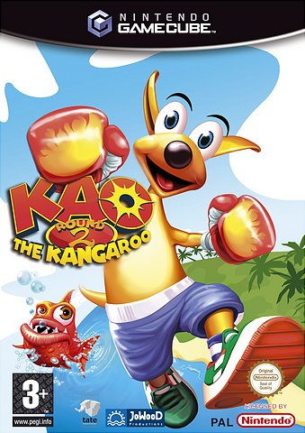 Kao the Kangaroo Round 2 - GameCube Cover & Box Art
