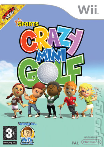 Kidz Sports Crazy Mini Golf - Wii Cover & Box Art