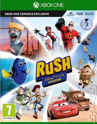 Kinect Rush: A Disney�Pixar Adventure - Xbox One Cover & Box Art