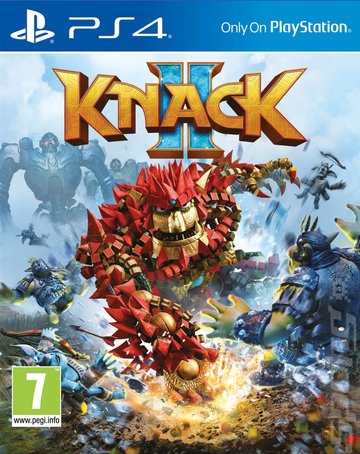 Knack II - PS4 Cover & Box Art