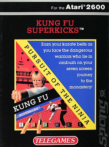 Kung Fu Superkicks: Pursuit of the Ninja - Atari 2600/VCS Cover & Box Art