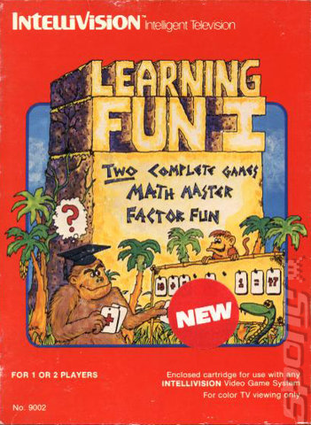 Learning Fun 1 - Intellivision Cover & Box Art