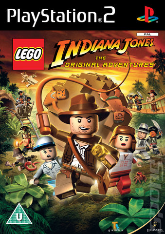 Lego Indiana Jones: The Original Adventures - PS2 Cover & Box Art