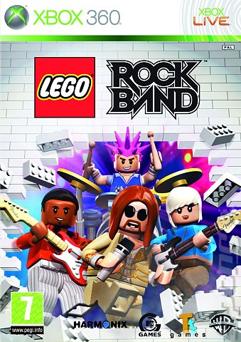 LEGO Rock Band - Xbox 360 Cover & Box Art