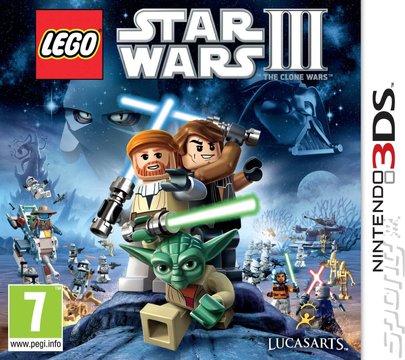 LEGO Star Wars III: The Clone Wars - 3DS/2DS Cover & Box Art