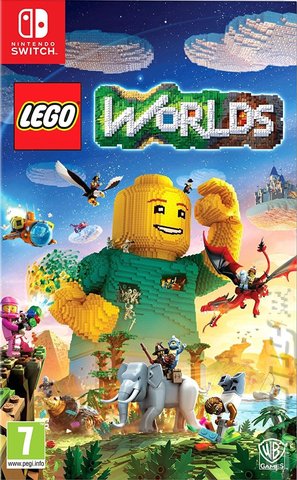 LEGO Worlds - Switch Cover & Box Art