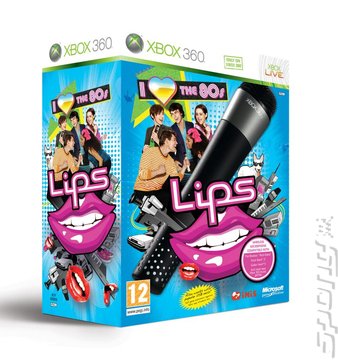 Lips: I Love The 80s - Xbox 360 Cover & Box Art