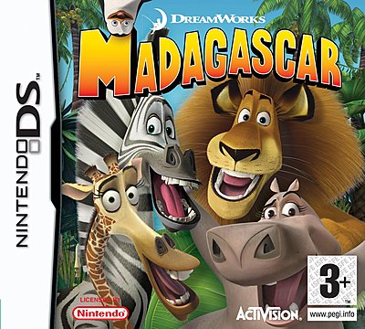 Madagascar - DS/DSi Cover & Box Art