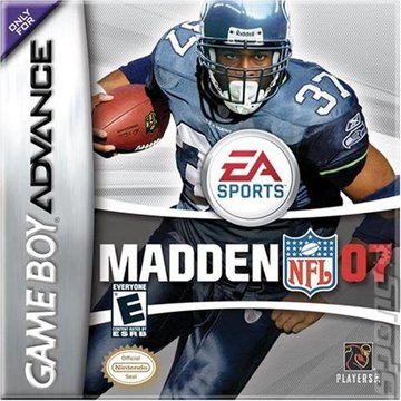 Madden NFL 07 - GBA Cover & Box Art