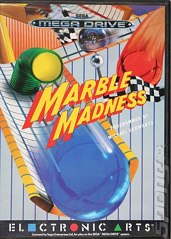 Marble Madness - Sega Megadrive Cover & Box Art