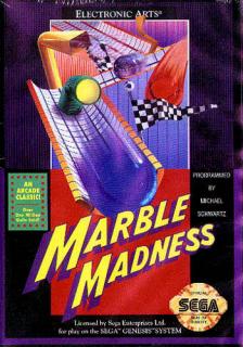 Marble Madness - Sega Megadrive Cover & Box Art
