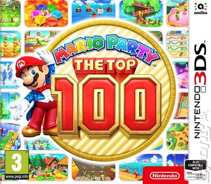 Mario Party: The Top 100 - 3DS/2DS Cover & Box Art