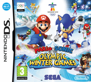 Mario & Sonic at the Olympic Winter Games - DS/DSi Cover & Box Art