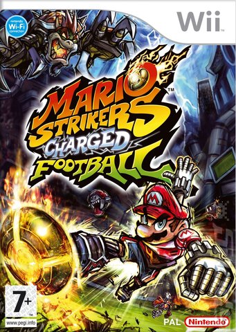 Mario Strikers Charged Football - Wii Cover & Box Art