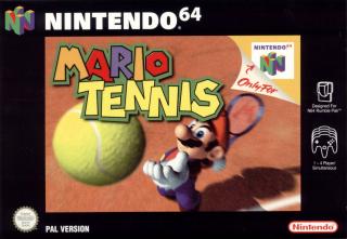 Mario Tennis - N64 Cover & Box Art