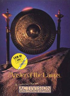 Master of The Lamps - C64 Cover & Box Art
