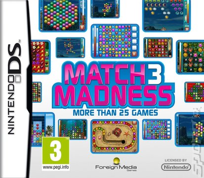 Match 3 Madness - DS/DSi Cover & Box Art