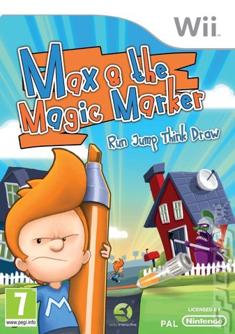Max and the Magic Marker - Wii Cover & Box Art