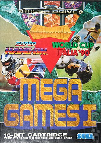 Mega Games I - Sega Megadrive Cover & Box Art