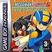 Mega Man Battle Network 5 - Team Colonel - GBA Cover & Box Art