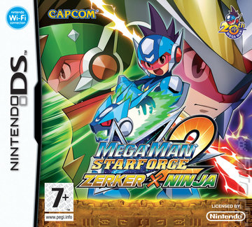 Mega Man Star Force 2: Zerker X Ninja - DS/DSi Cover & Box Art