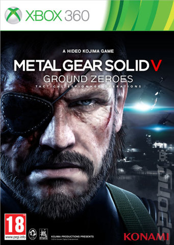 Metal Gear Solid V: Ground Zeroes - Xbox 360 Cover & Box Art