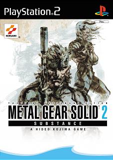 Metal Gear Solid 2: Substance - PS2 Cover & Box Art