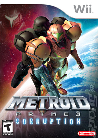 Metroid Prime 3: Corruption - Wii Cover & Box Art