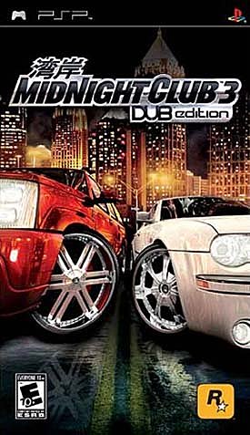 Midnight Club 3: DUB Edition - PSP Cover & Box Art