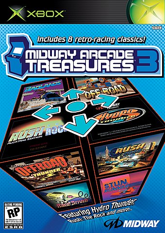 Midway Arcade Treasures 3 - Xbox Cover & Box Art