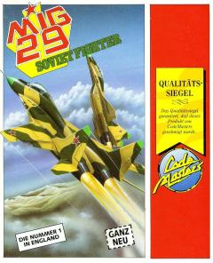 Mig-29 Soviet Fighter - Amiga Cover & Box Art
