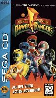 Mighty Morphin Power Rangers - Sega MegaCD Cover & Box Art