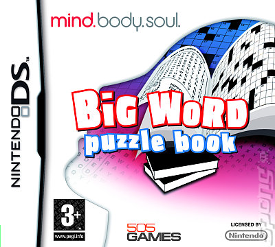 mind.body.soul: Big Word Puzzle Book - DS/DSi Cover & Box Art