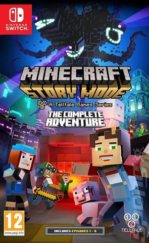 Minecraft Story Mode: The Complete Adventure - Switch Cover & Box Art