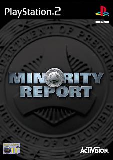Minority Report - PS2 Cover & Box Art