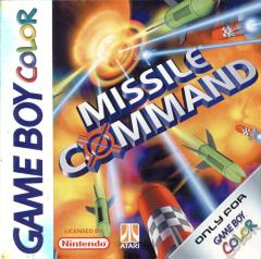Missile Command - Game Boy Color Cover & Box Art